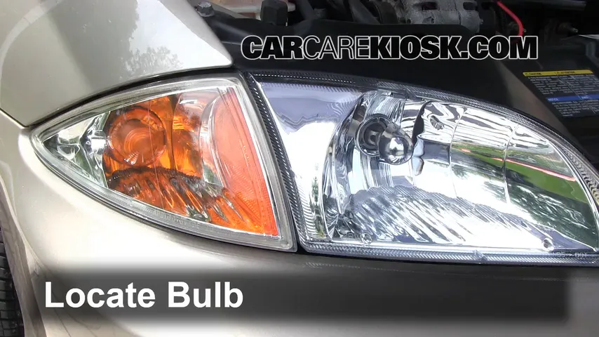 2002 Chevrolet Cavalier 2.2L 4 Cyl. Sedan (4 Door) Lights Highbeam (replace bulb)